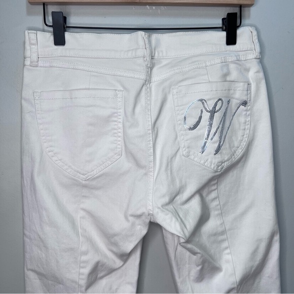 Weekend Max Mara White Pants Size 8 - Picture 4 of 11